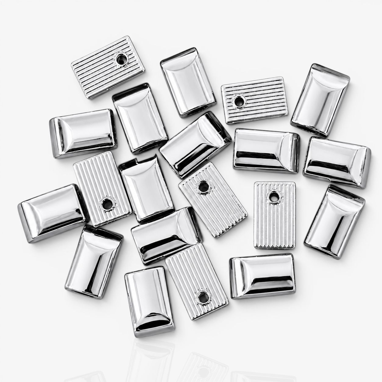 Zipper Stopper Metal - Nickel
