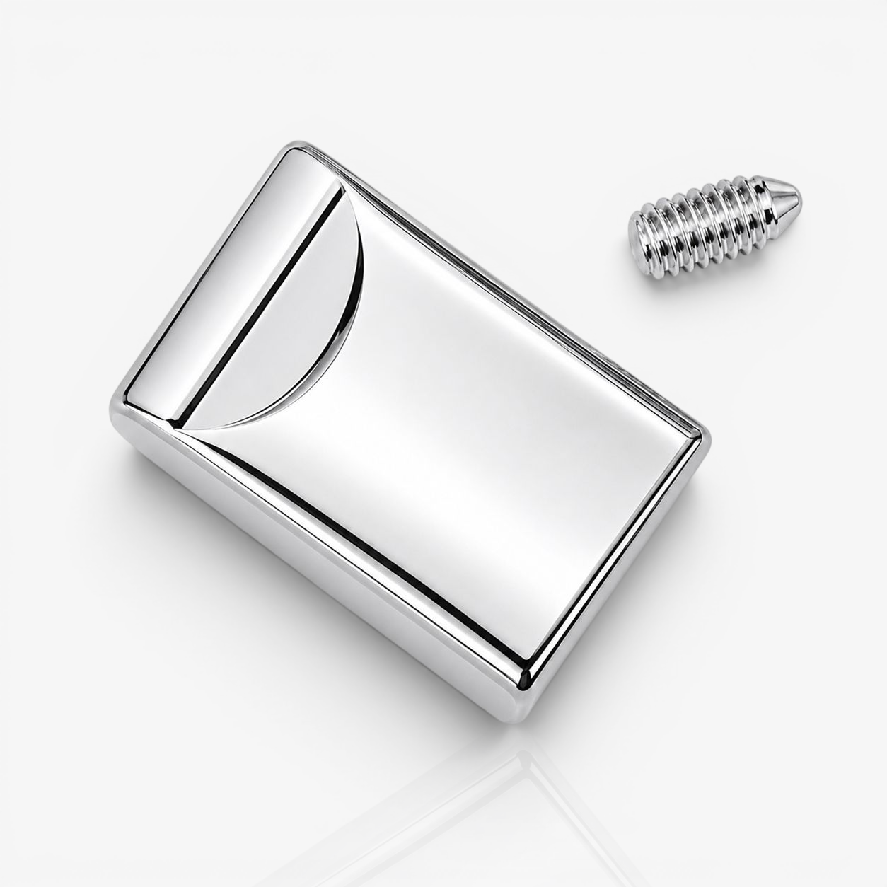Zipper Stopper Metal - Nickel