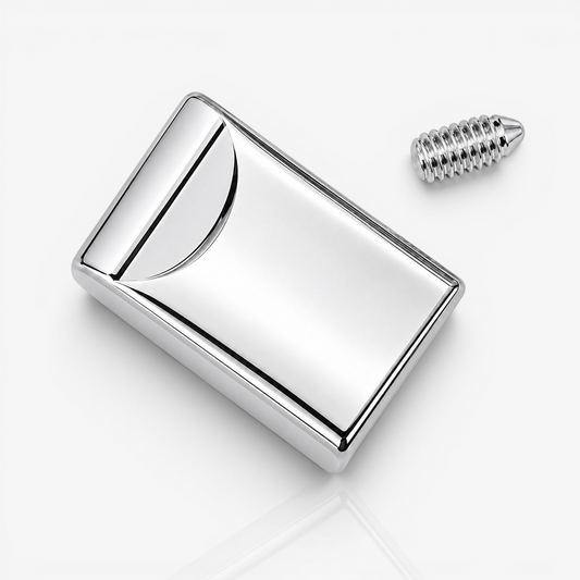 Zipper Stopper Metal - Nickel