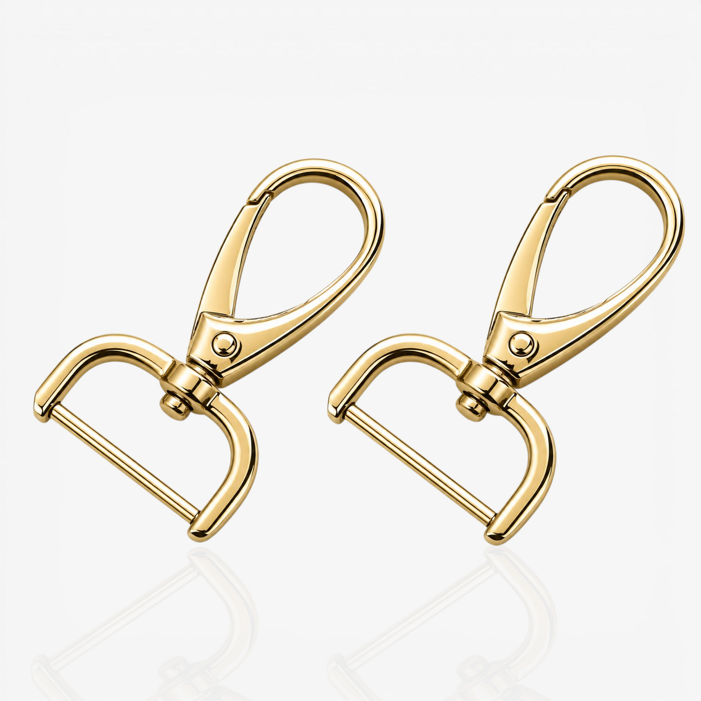 Fashion Snap Swivel Hooks Metal 25mm - Gold
