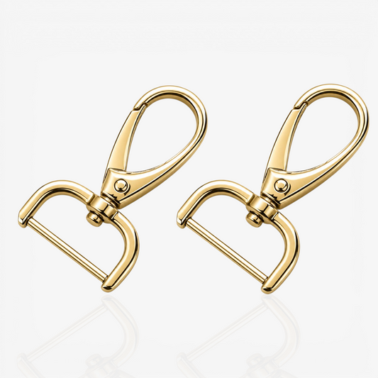 Fashion Snap Swivel Hooks Metal 25mm - Gold