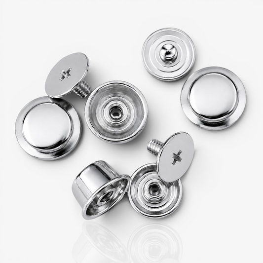 Feet Rivets Metal 12mm - Nickel