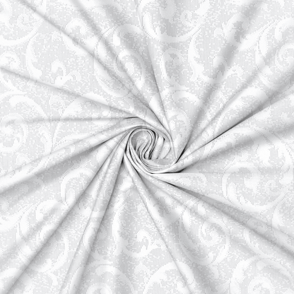 Lace Curtaining Pasha White 008005 - Ragland Fabrics