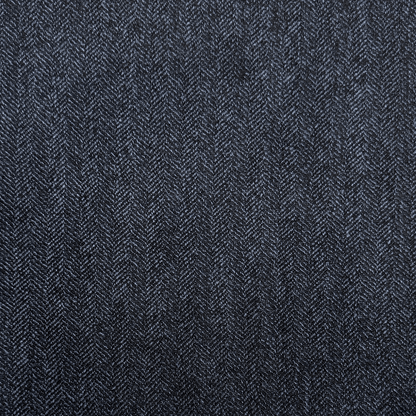 Herringbone Navy Winter Fabric - Ragland Fabrics