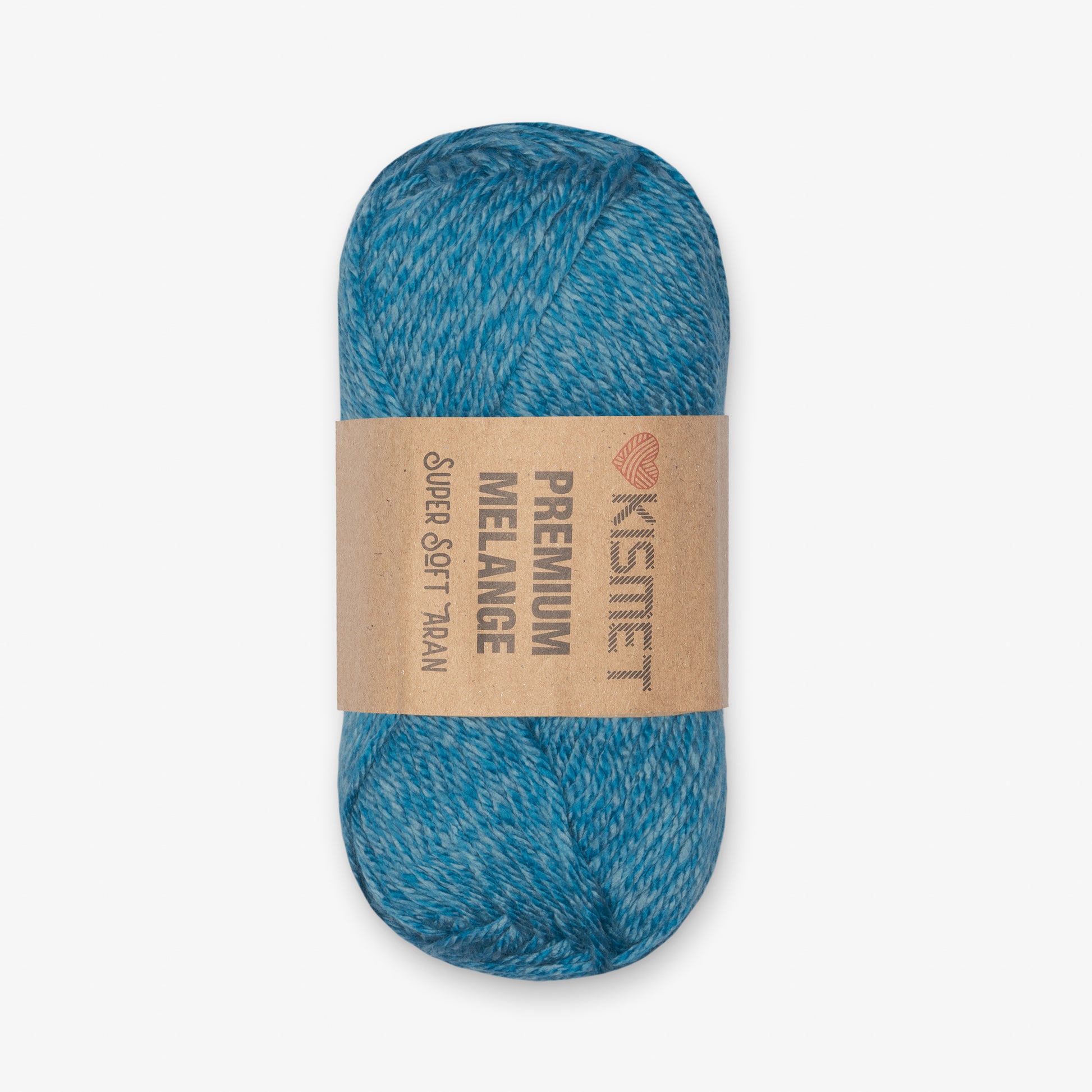 Premium Melange Aran Azure 323 - Ragland Fabrics
