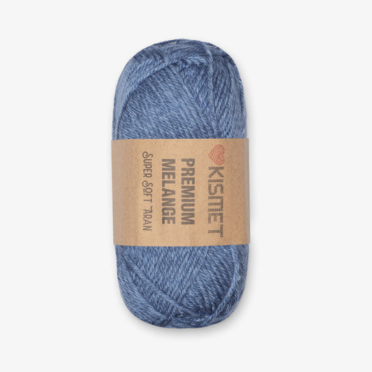 Premium Melange Aran Cobalt 311 - Ragland Fabrics