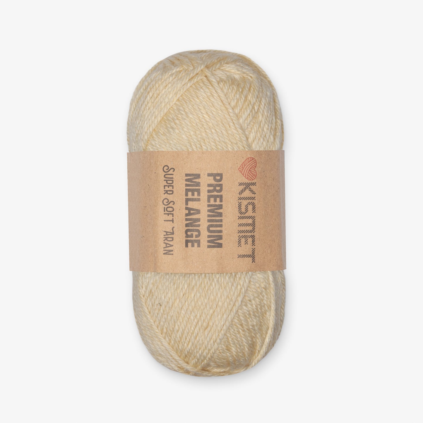 Premium Melange Aran Cream 324 - Ragland Fabrics