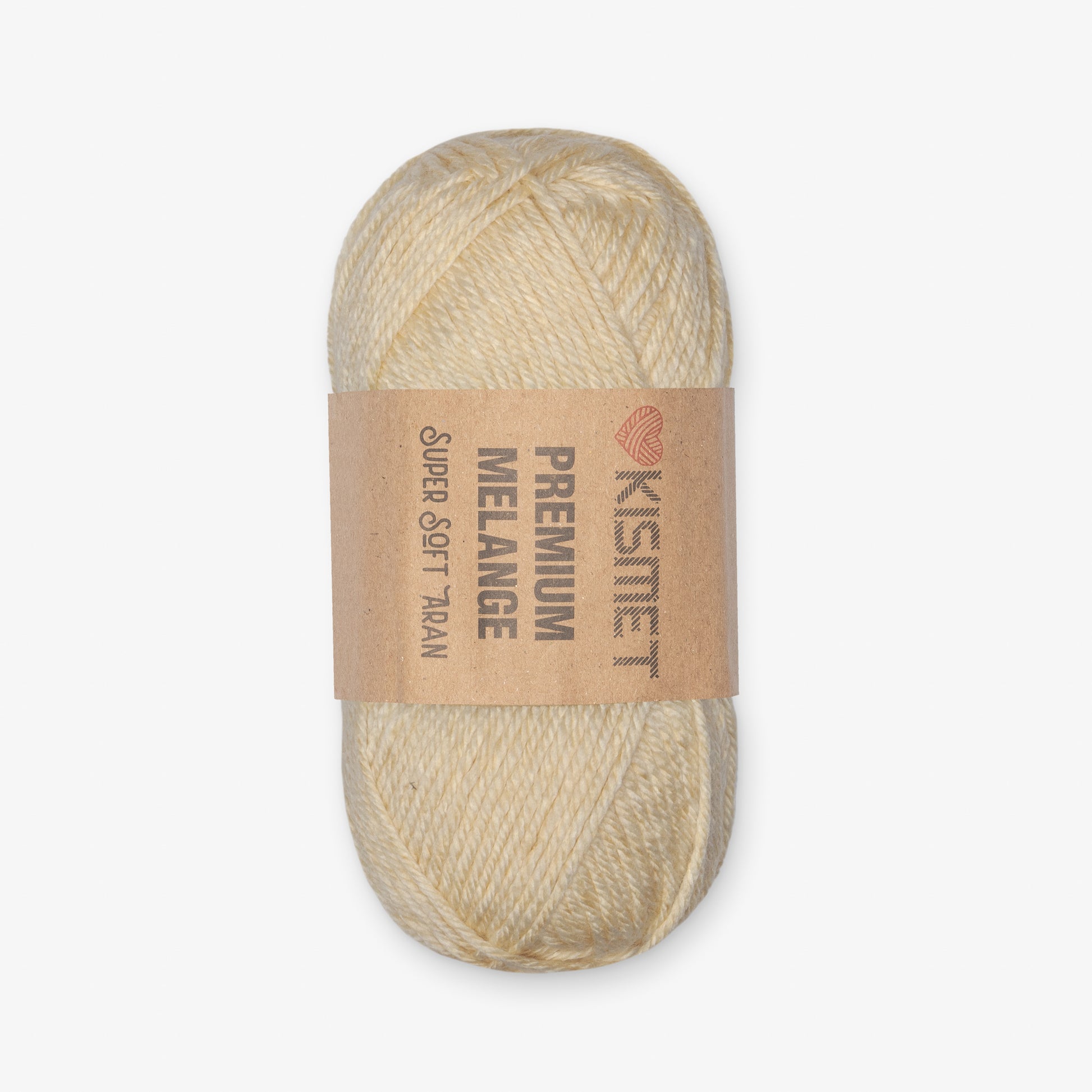 Premium Melange Aran Cream 324 - Ragland Fabrics