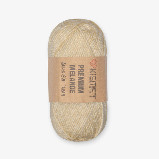 Premium Melange Aran Cream 324 - Ragland Fabrics