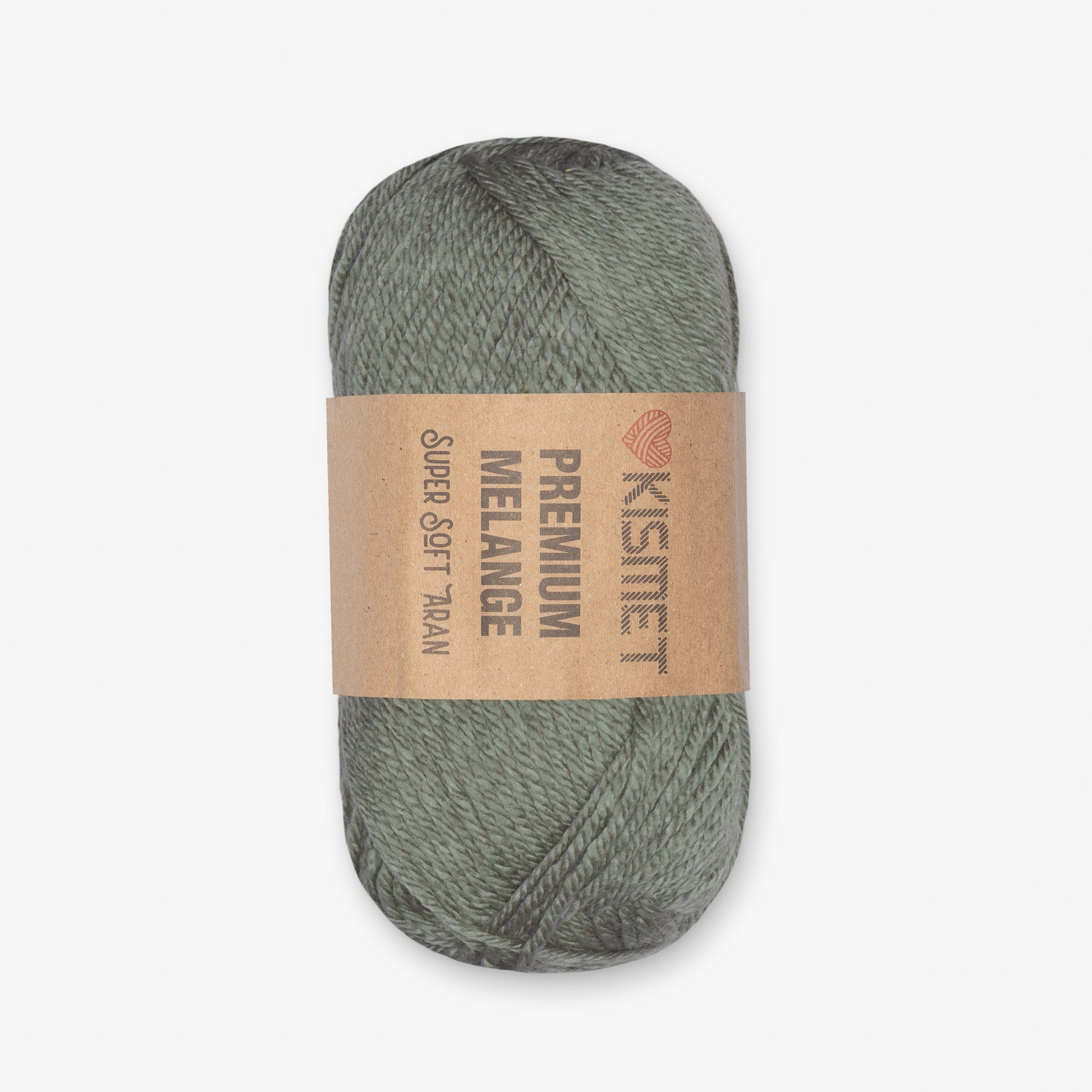 Premium Melange Aran Dove Grey 322 - Ragland Fabrics
