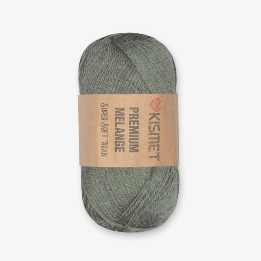 Premium Melange Aran Dove Grey 322 - Ragland Fabrics