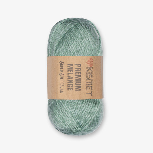 Premium Melange Aran Duck Egg 305 - Ragland Fabrics