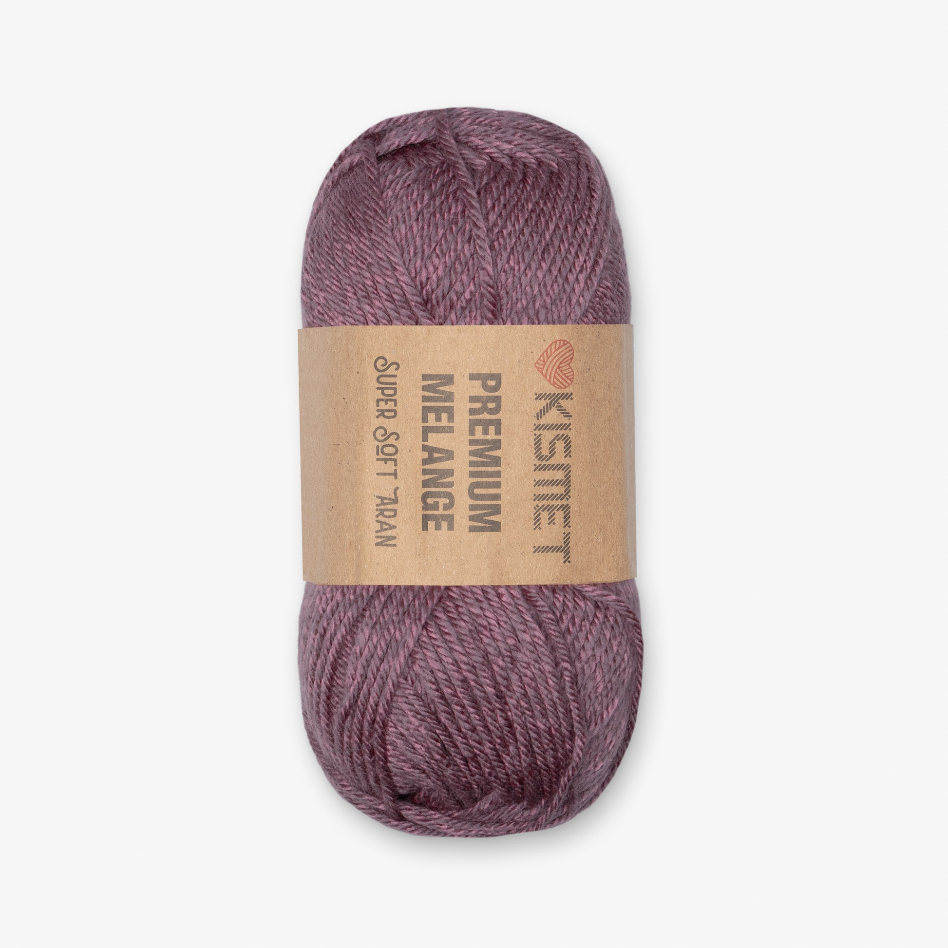 Premium Melange Aran Lavender 317 - Ragland Fabrics
