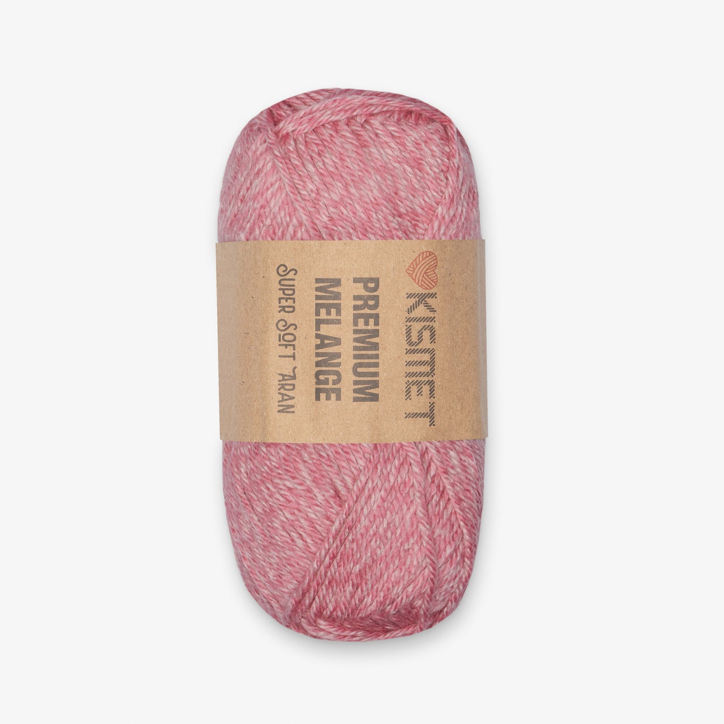 Premium Melange Aran Light Pink 321 - Ragland Fabrics