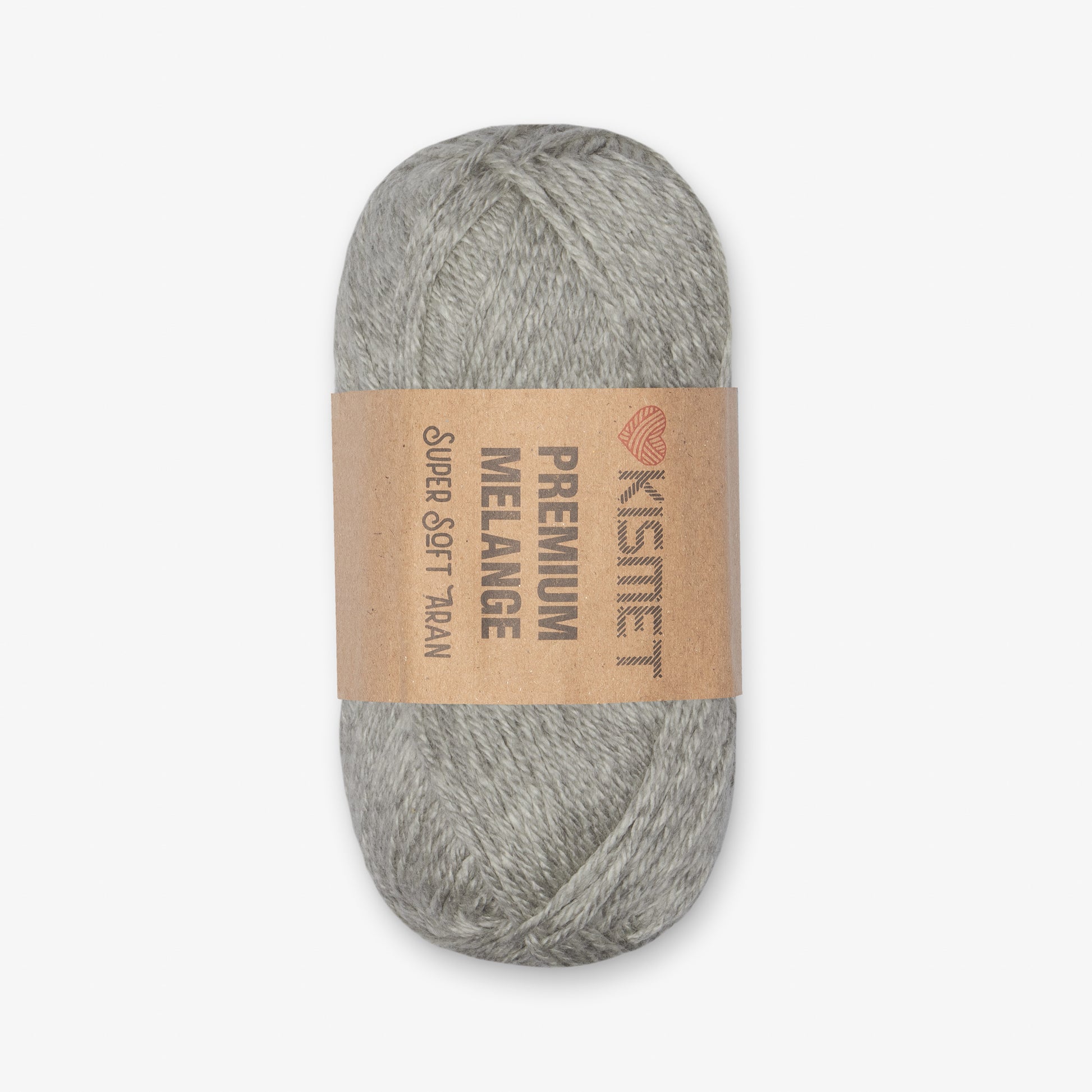 Premium Melange Aran Silverside 304 - Ragland Fabrics