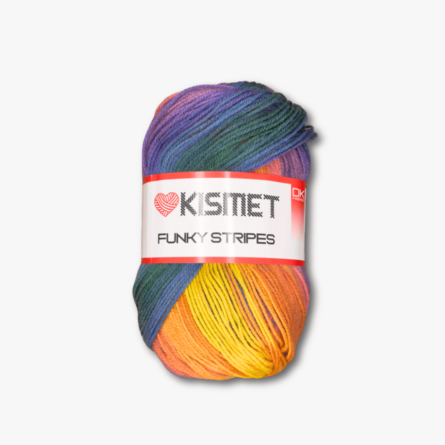 Wool Funky Stripe Sunset 220 - Ragland Fabrics