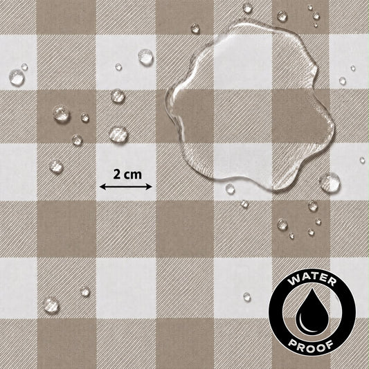 Gingham Large Stone Waterproof