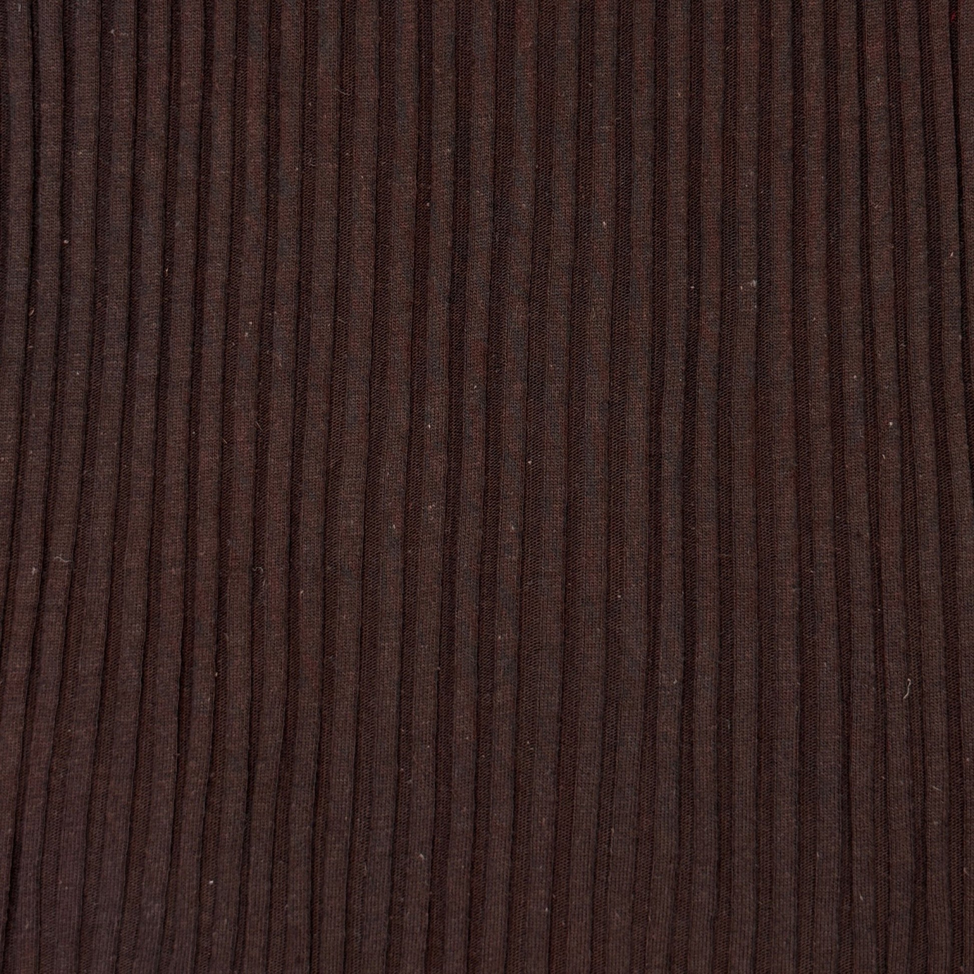 Acrylic Wide Ribbing / Collars Cuffs Chocolate - Discontinued - Ragland Fabrics