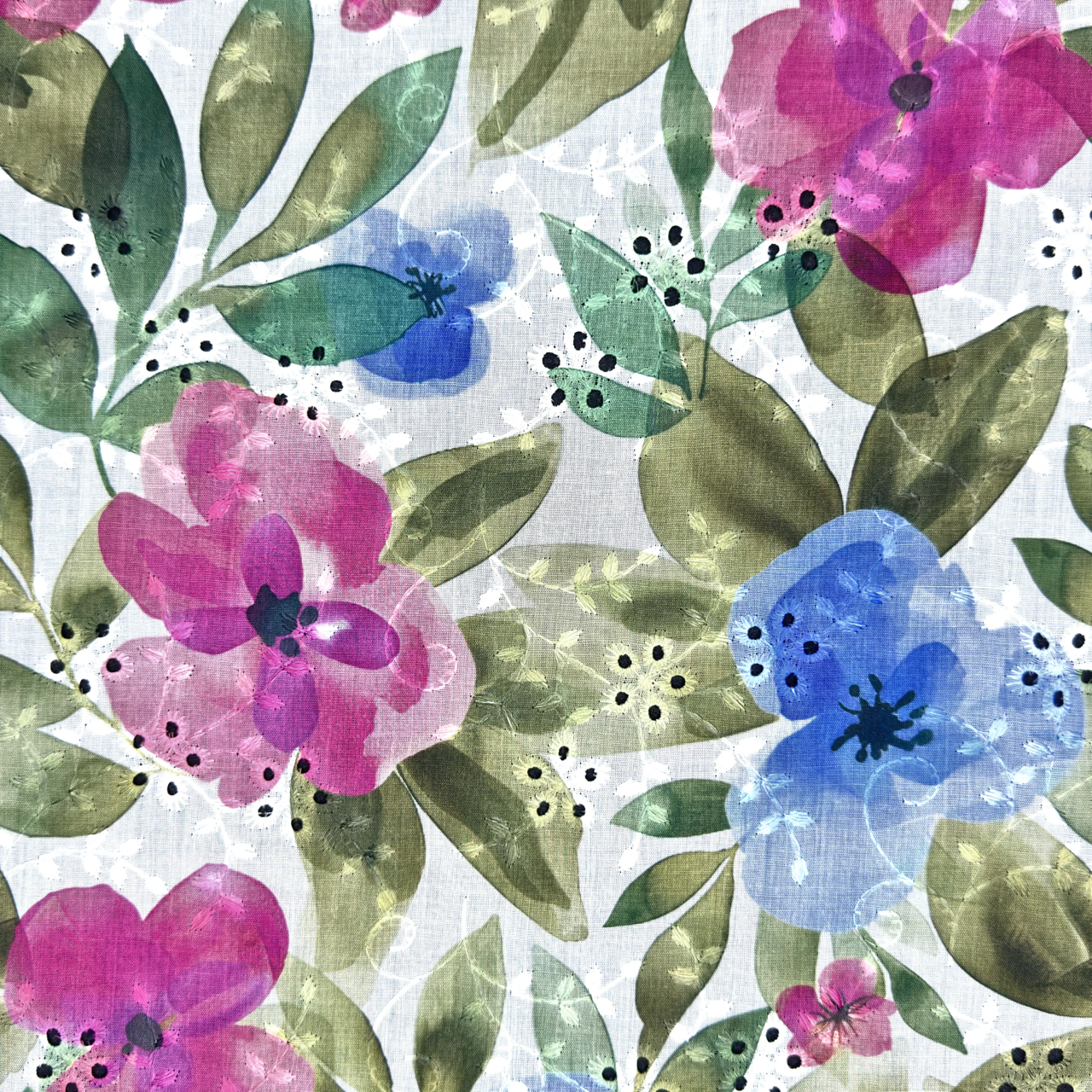 Printed Anglaise Dress Des. 1 - Ragland Fabrics