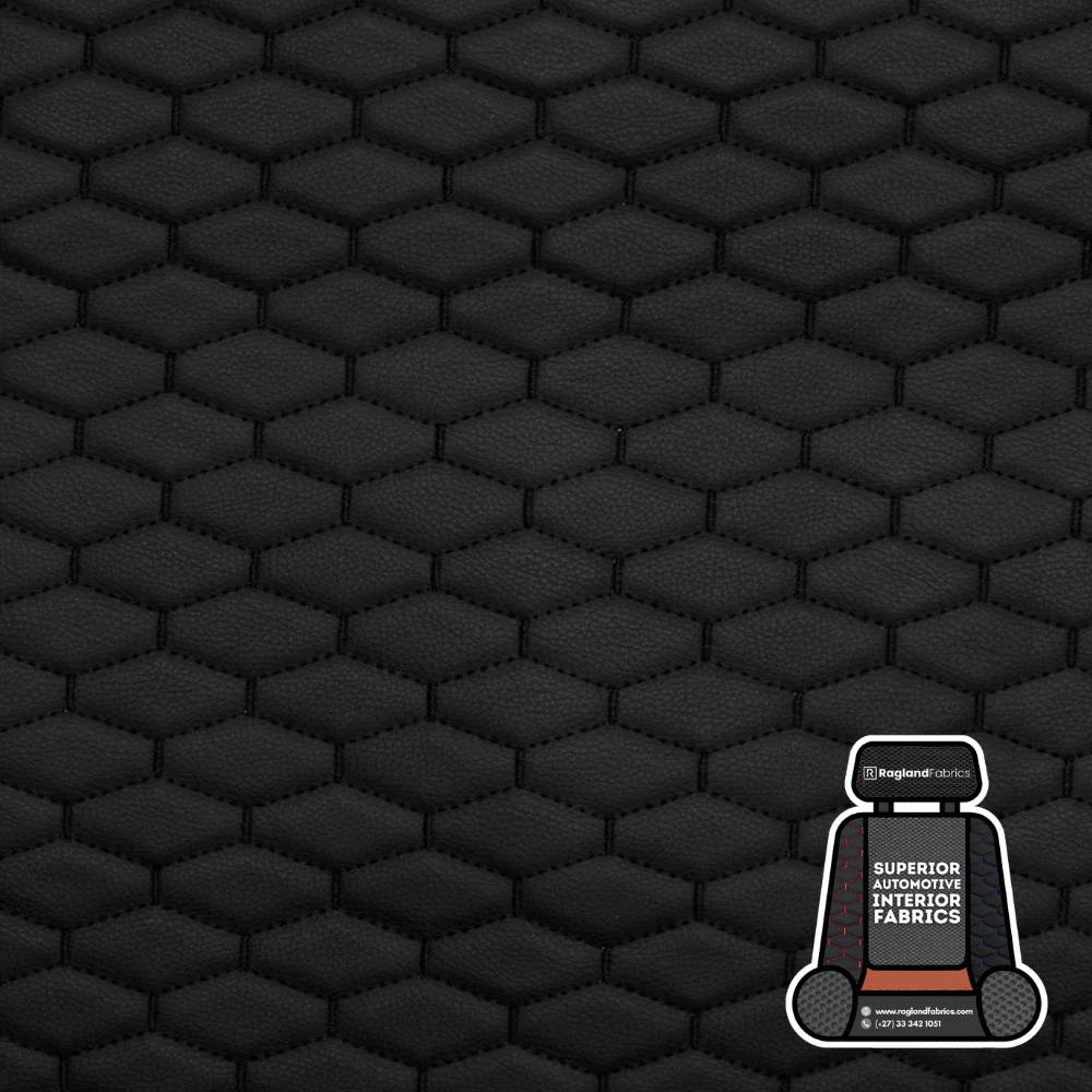 Automotive Upholstery Bentley Black - Ragland Fabrics