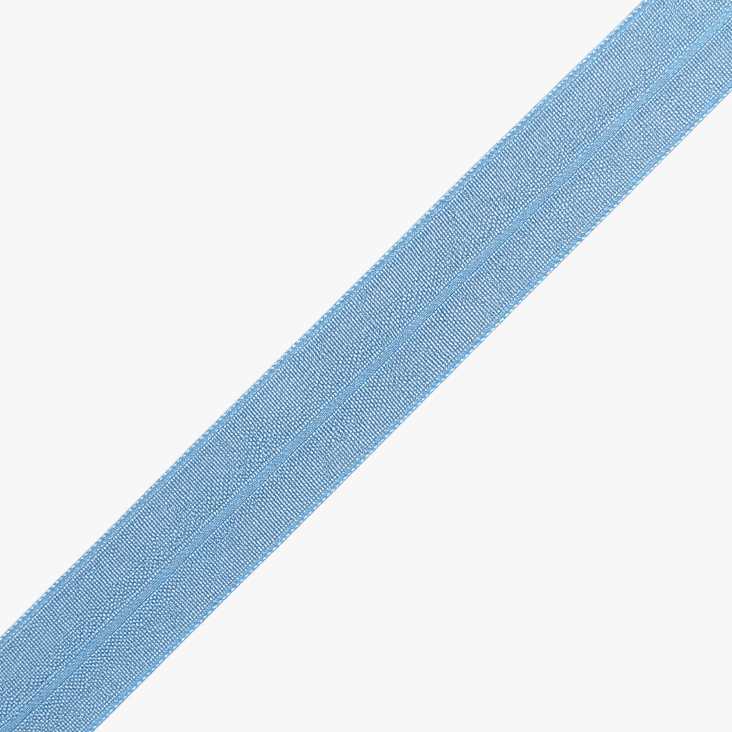 Elastic Fold Over | Lip Elastic 20mm | Baby Blue Sheen - Ragland Fabrics