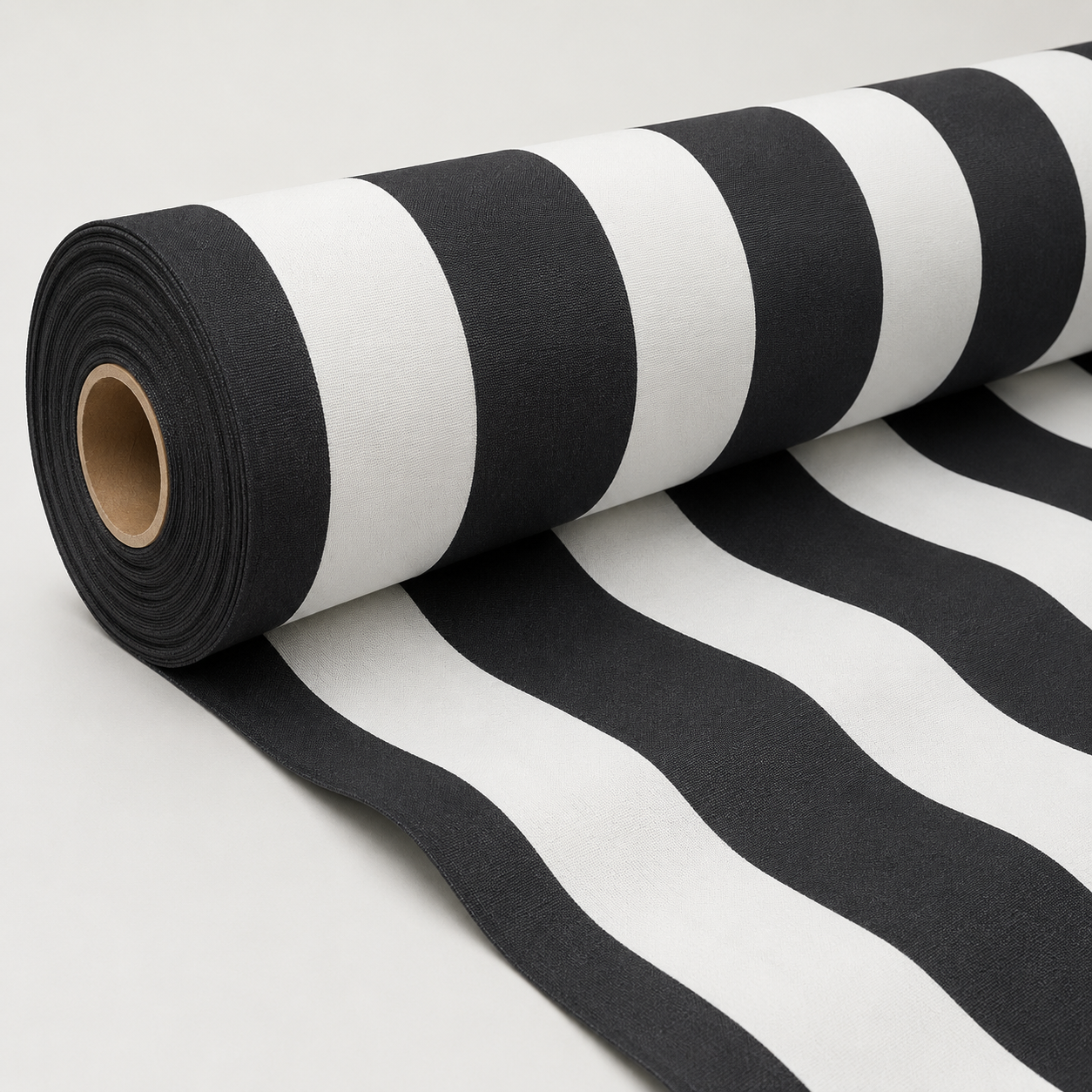 BAHAMAS Imported Outdoor Fabric Black/White 02-41-1
