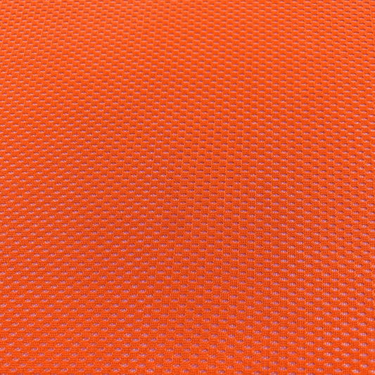 Eyelet Mesh Lumo Orange - Ragland Fabrics