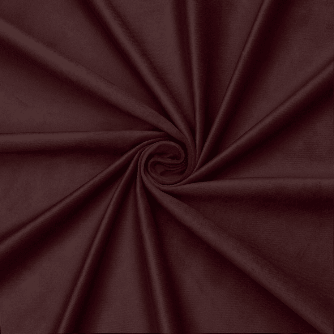 Bella Rosa Plain Velvet 140cm Madder - TBD - Ragland Fabrics