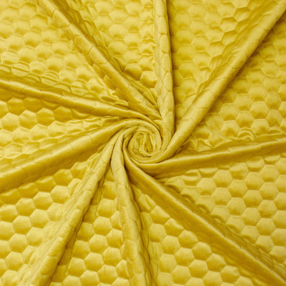 Bellahex Quilted Velvet 140cm Honey - Ragland Fabrics