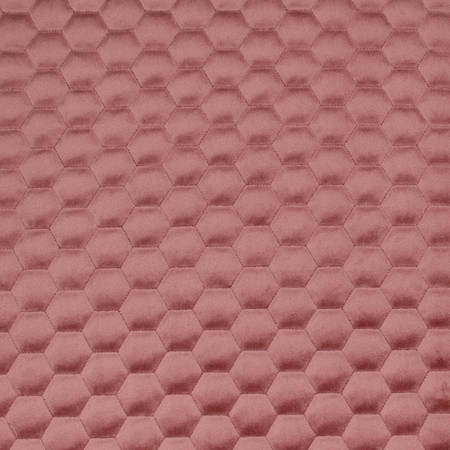 Bellahex Quilted Velvet 140cm Spiced Coral - Ragland Fabrics