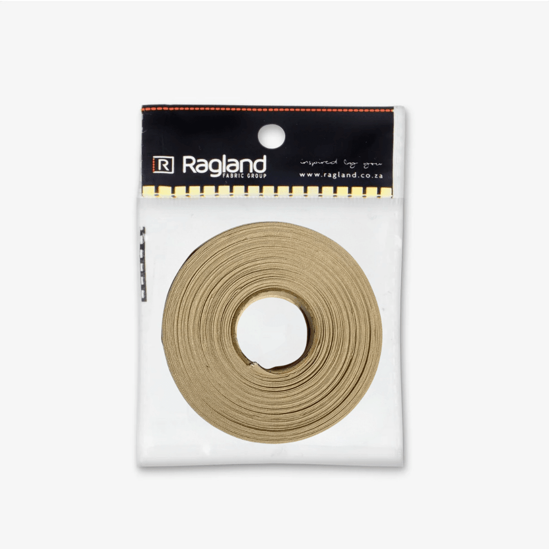 Bias Binding 14mm (20m Rolls) | Beige - Ragland Fabrics