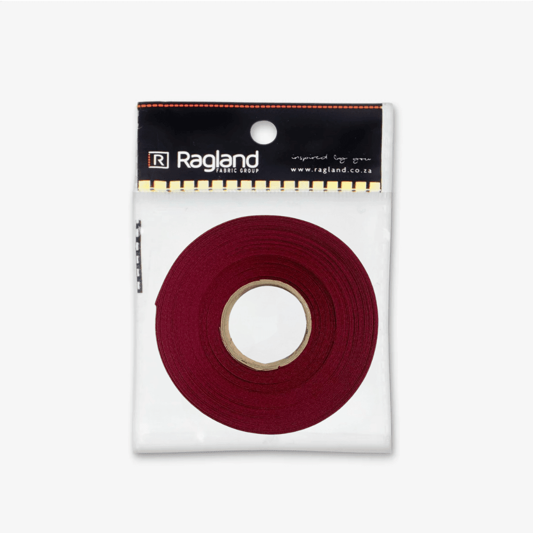 Bias Binding 14mm (20m Rolls) | Maroon - Ragland Fabrics