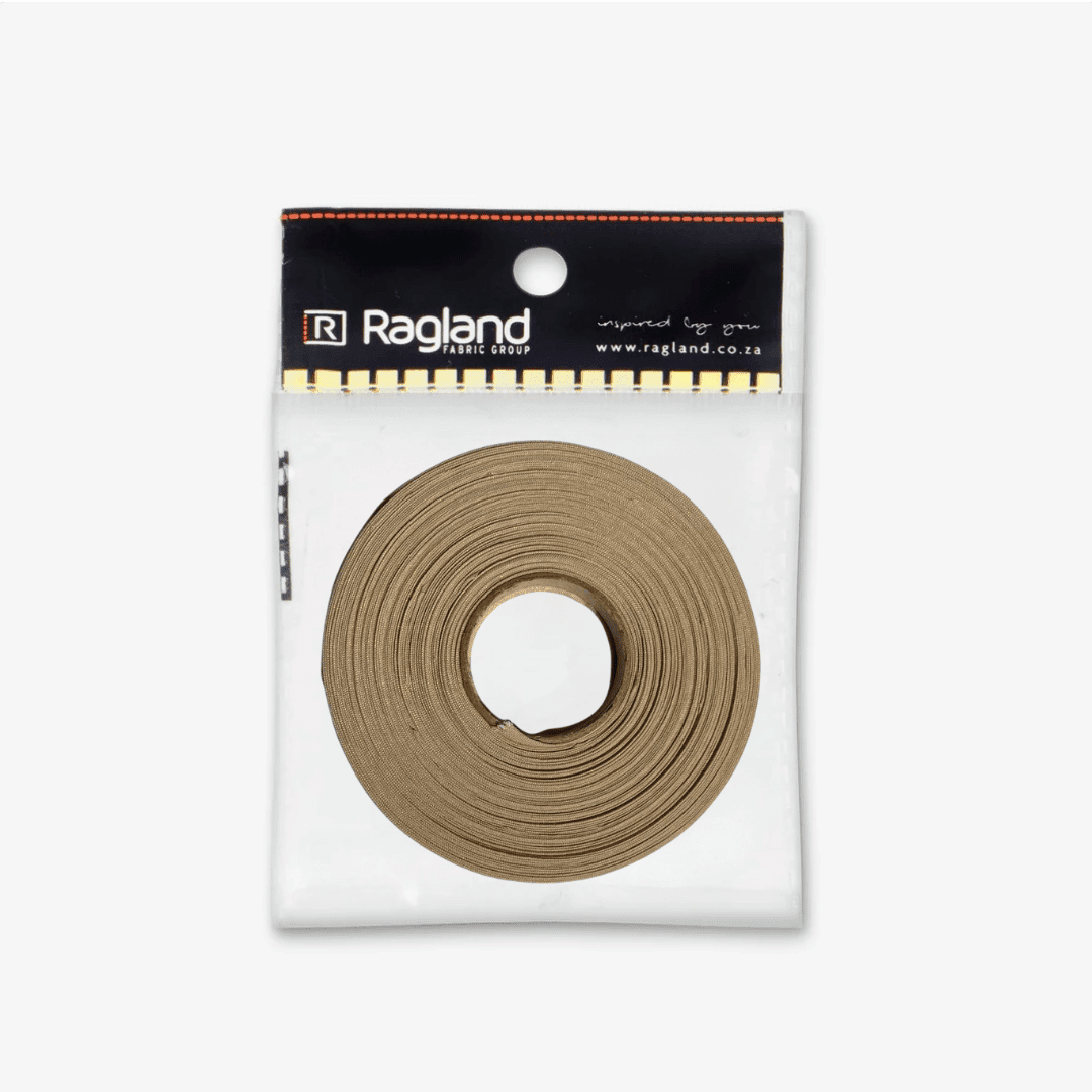 Bias Binding 14mm (20m Rolls) | Tan - Ragland Fabrics