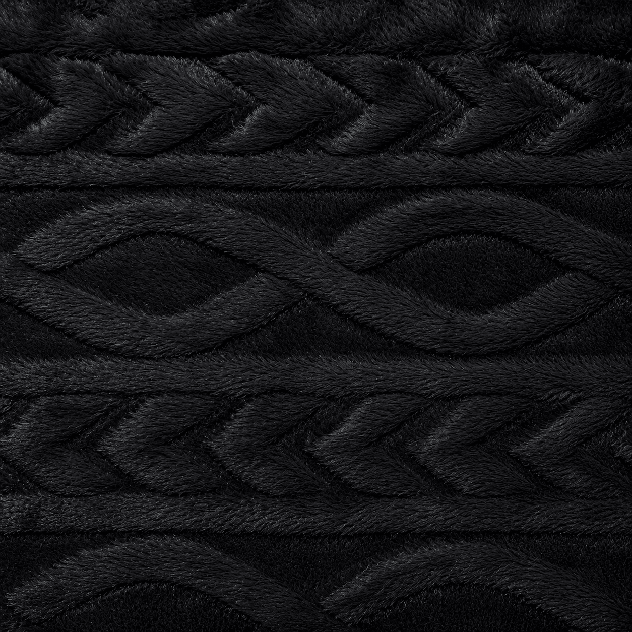 Chain Link Luxury Fur - Black - Ragland Fabrics