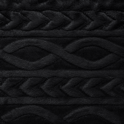 Chain Link Luxury Fur - Black - Ragland Fabrics