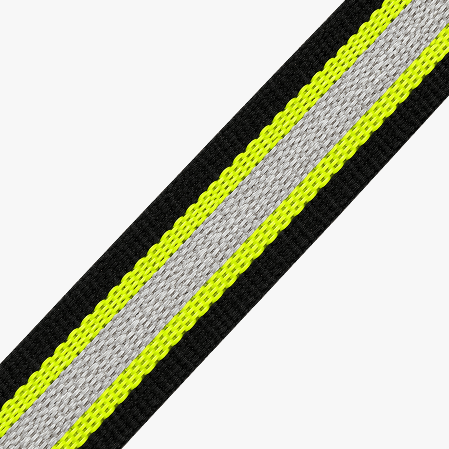 Nylon Webbing ?mm Black,Yellow and Grey - Ragland Fabrics