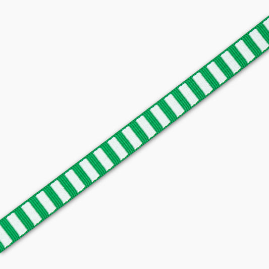 Blazer Braid - Emerald/White - Ragland Fabrics