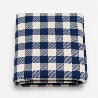 Last Of The Bests | 1.2m x 2.4m Checked Blue