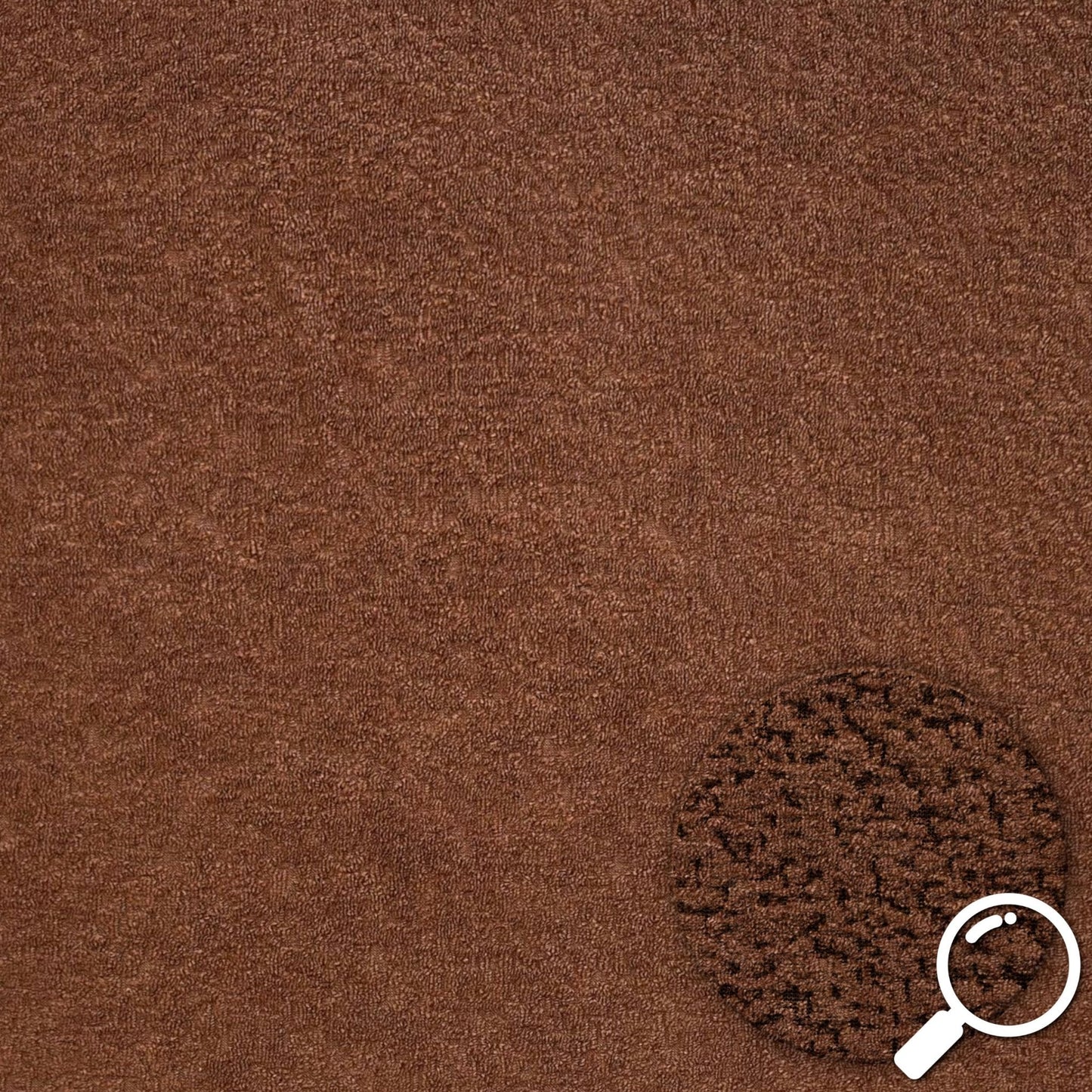 Boucle Plush Rust 14 - Ragland Fabrics