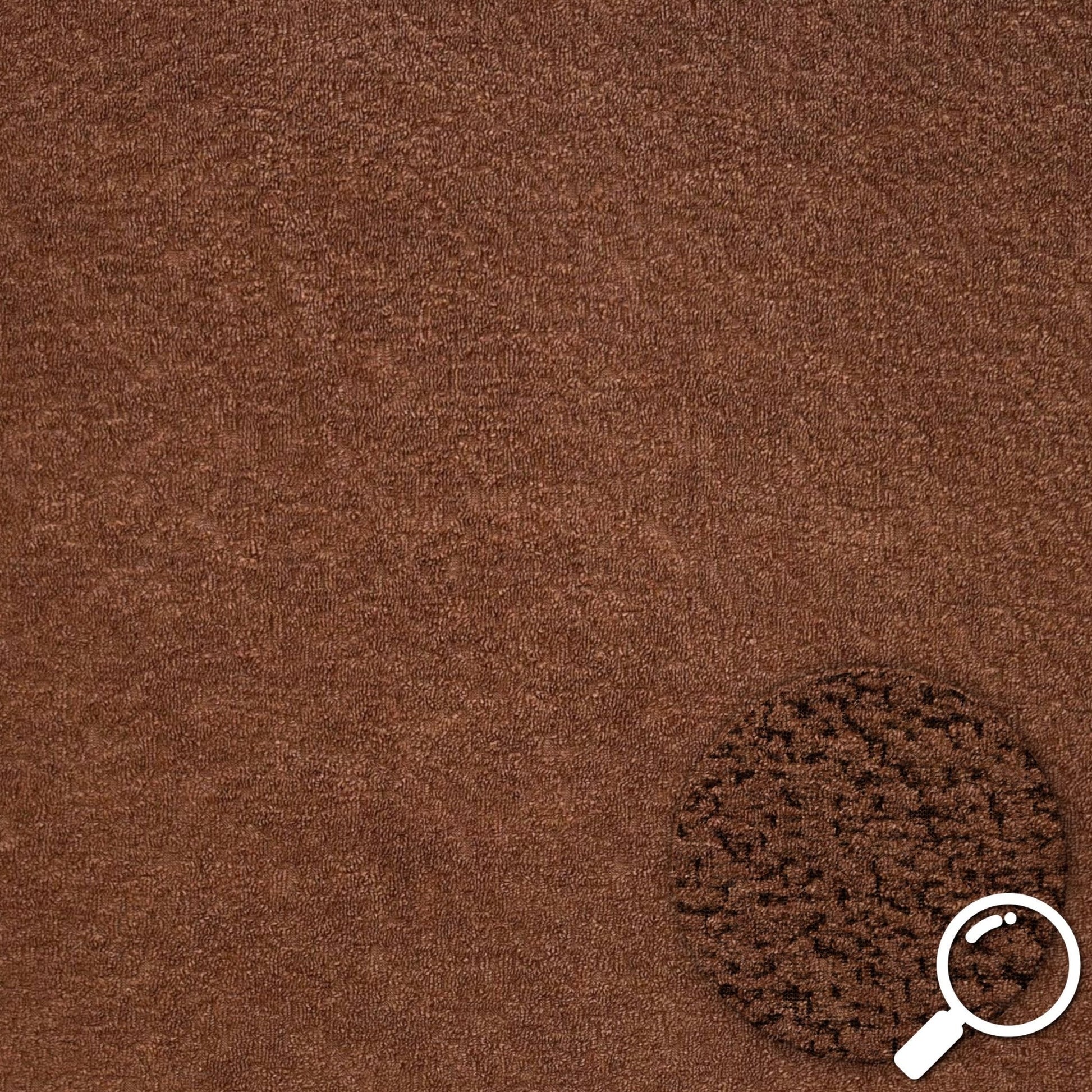 Boucle Plush Rust 14 - Ragland Fabrics