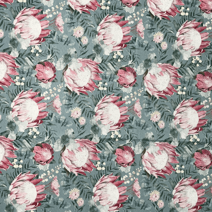 Box Weave Furnishing Protea Duck Egg