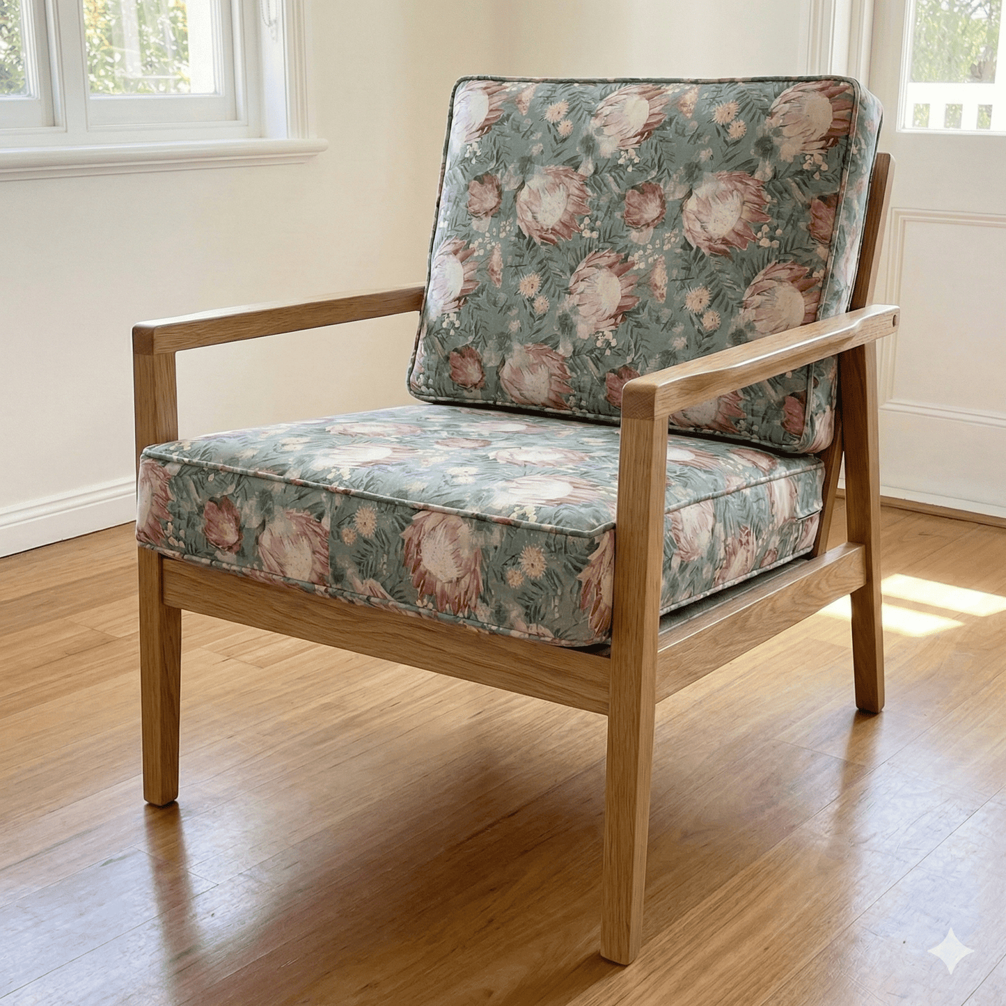 Box Weave Furnishing Protea Duck Egg