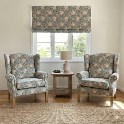 Box Weave Furnishing Protea Duck Egg - Ragland Fabrics