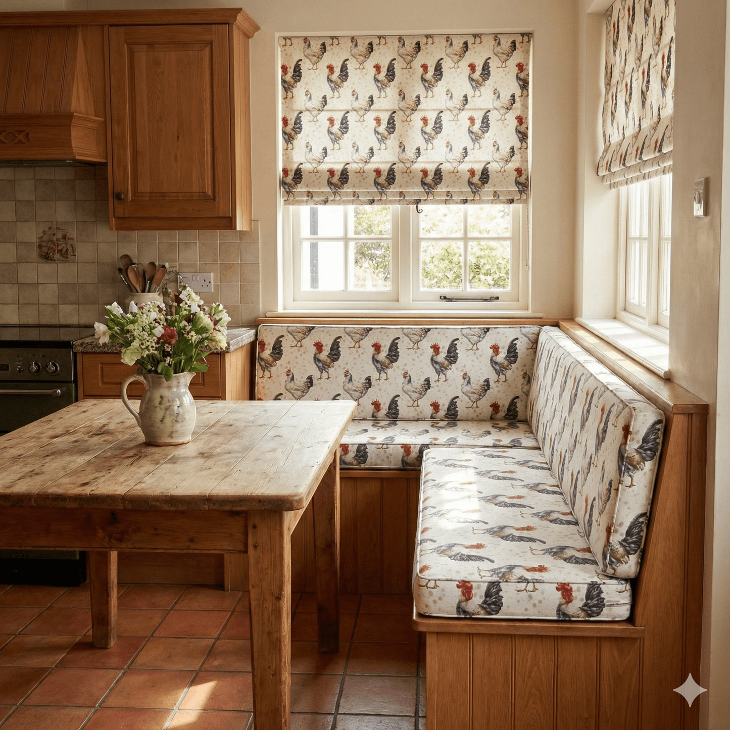 Box Weave Furnishing Rooster