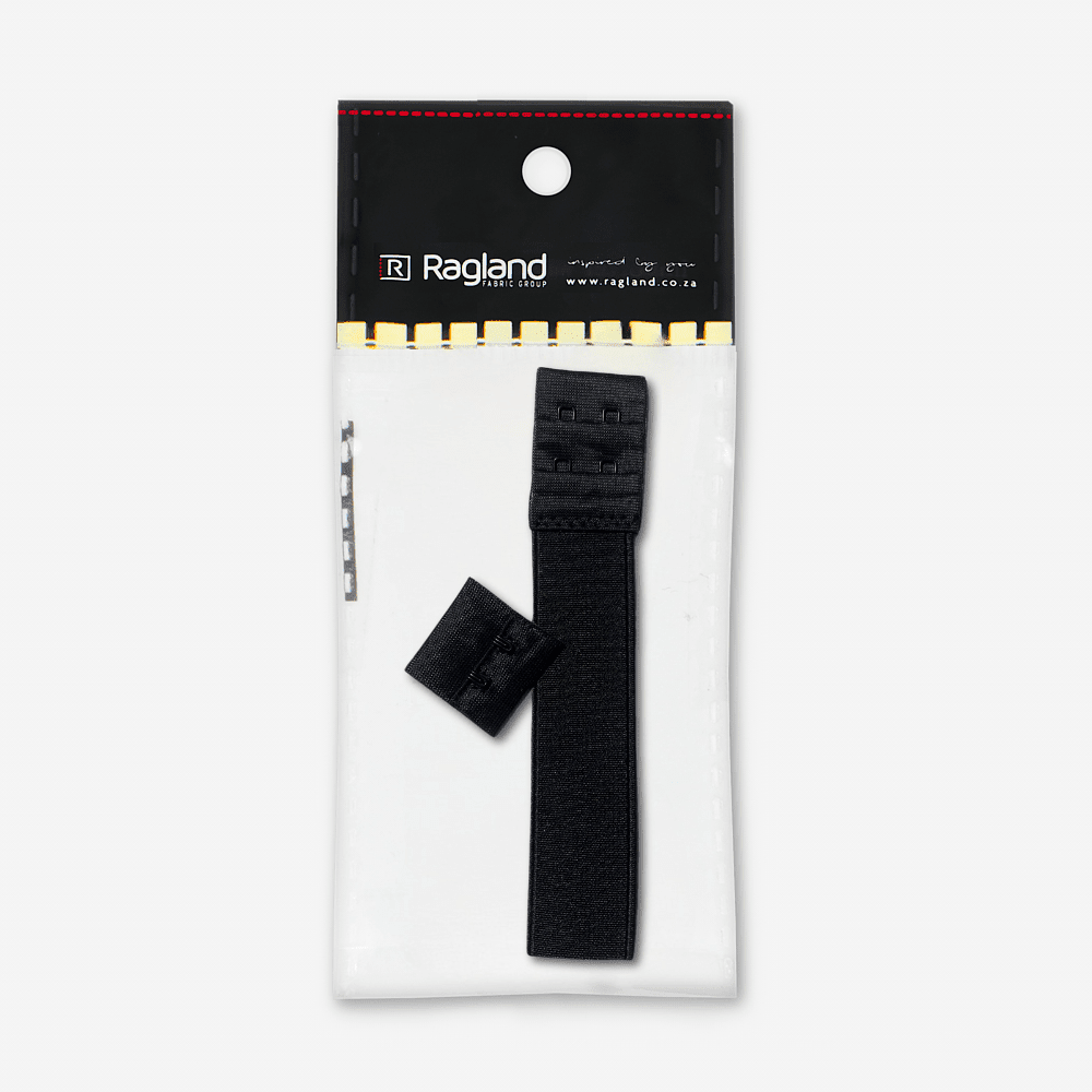 Bra Back Extender - 28mm | Black - Ragland Fabrics