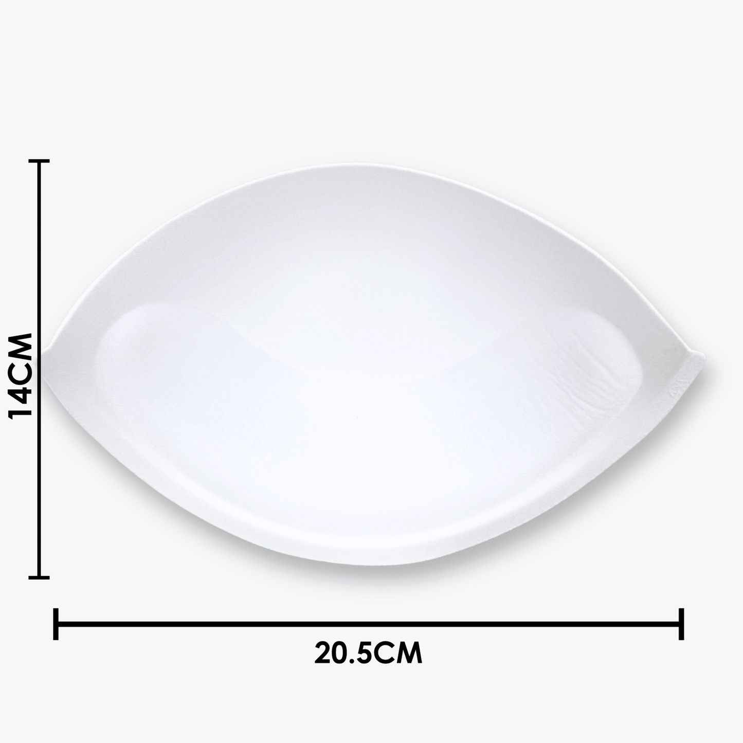 Bra Cups 4XL | White - Ragland Fabrics