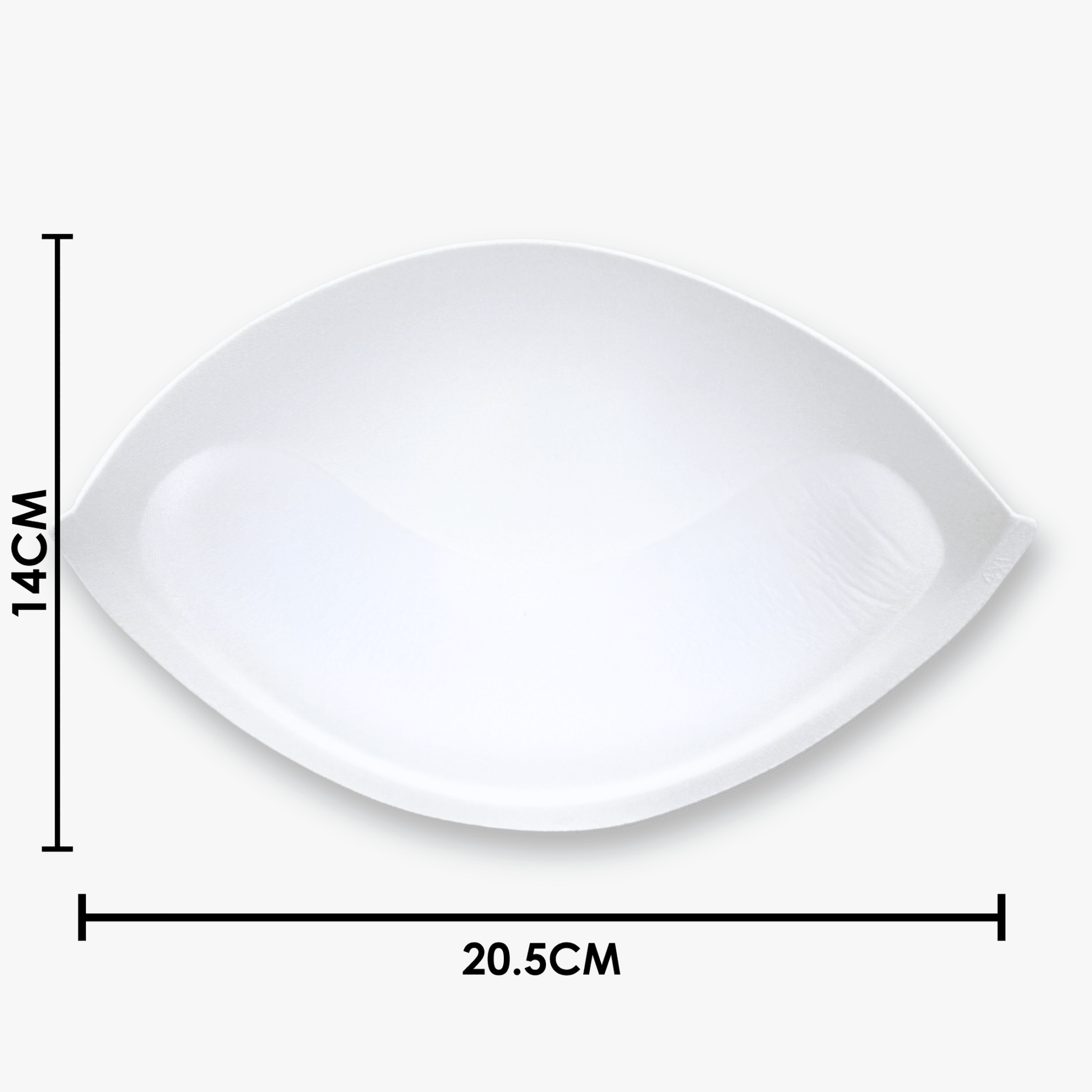 Bra Cups 4XL | White - Ragland Fabrics