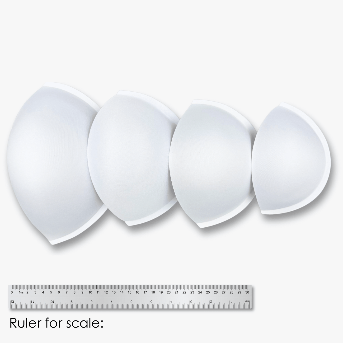 Bra Cups Large | White - Ragland Fabrics