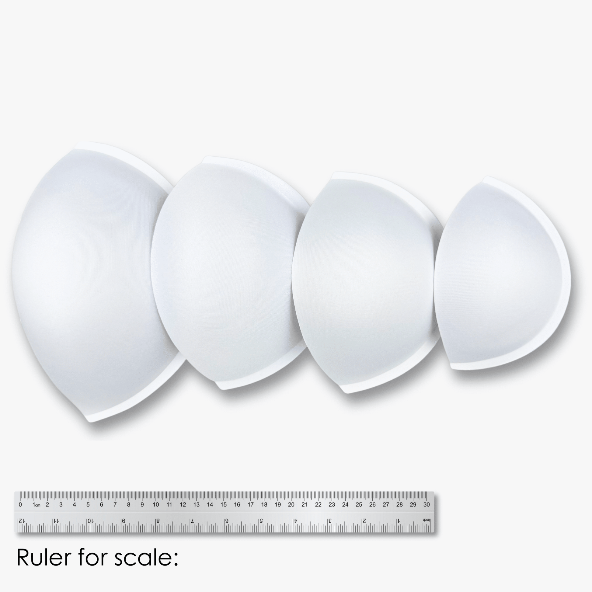 Bra Cups Large | White - Ragland Fabrics