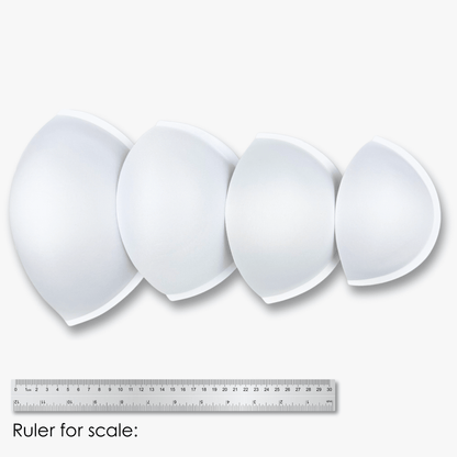 Bra Cups Large | White - Ragland Fabrics